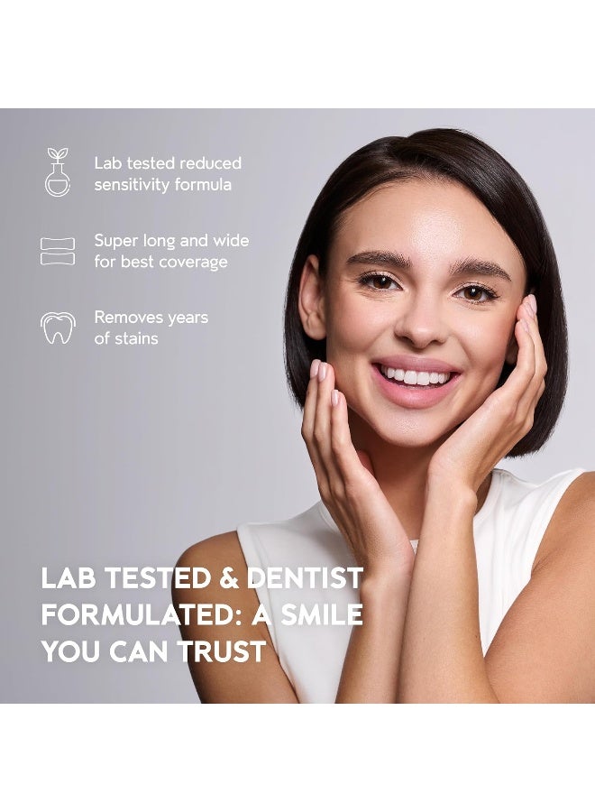 InoPro Natural Teeth Whitening Strips Kit 14 Treatments - Sensitive Teeth Whitener, Peroxide Free, Enamel Safe White Strips - Instant Teeth Whitening Without The Harm (28 Strips) - Image 4